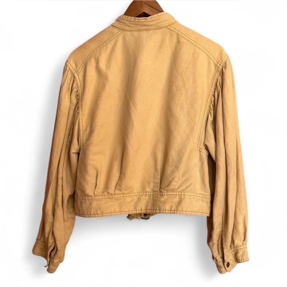 Free People Tan Utility Jacket